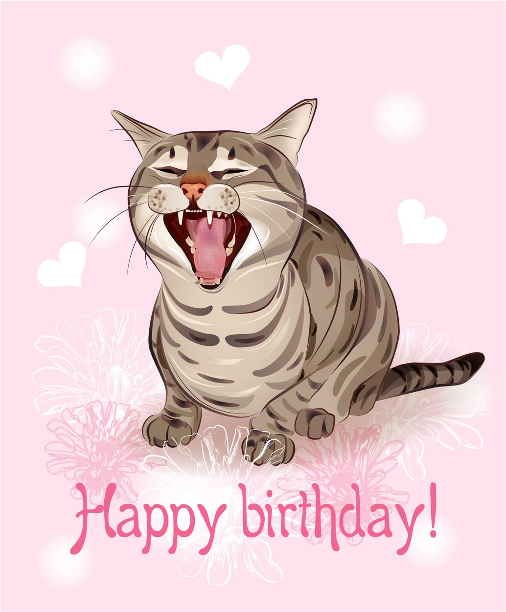 Meowing Happy Birthday!