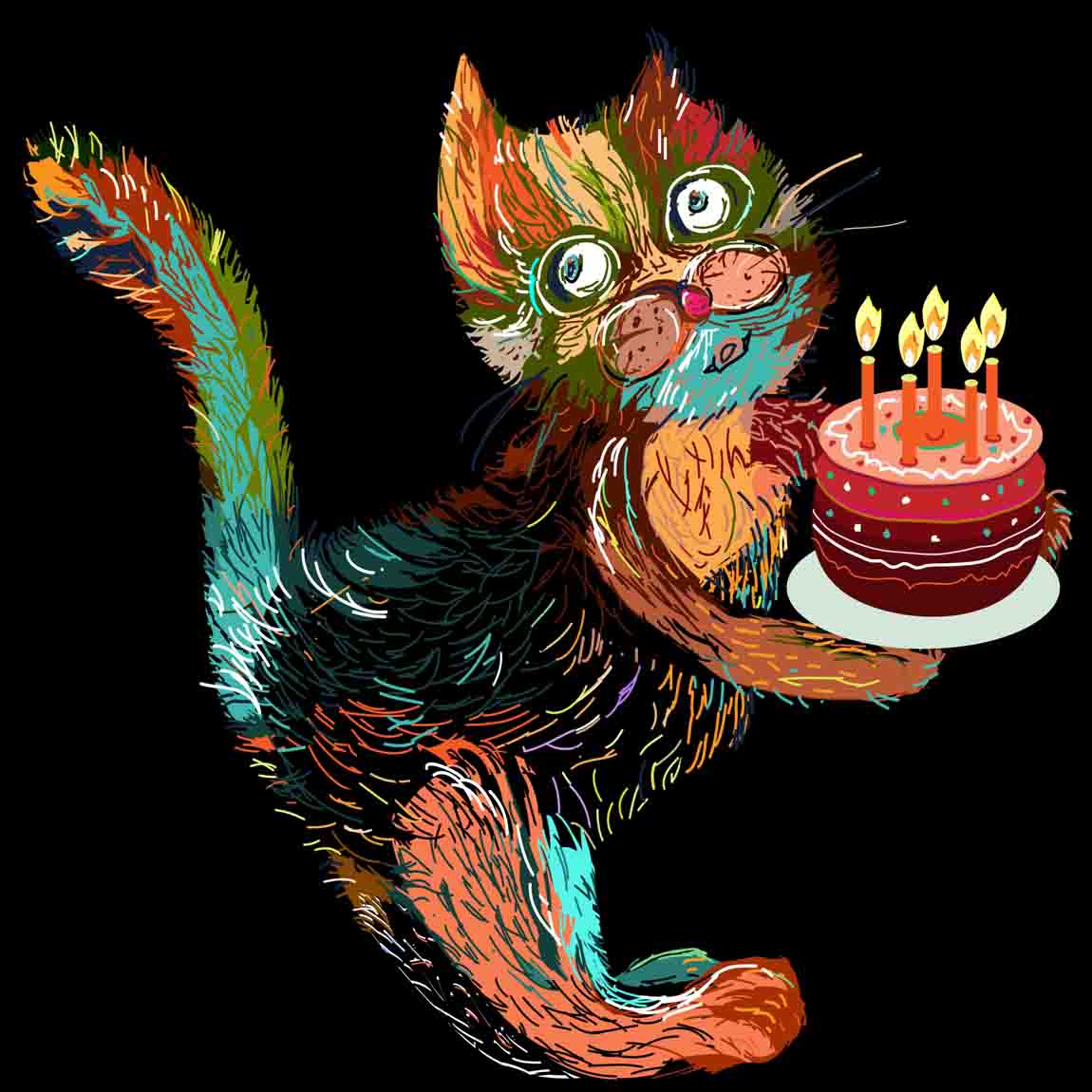 Anthropomorphised Cat