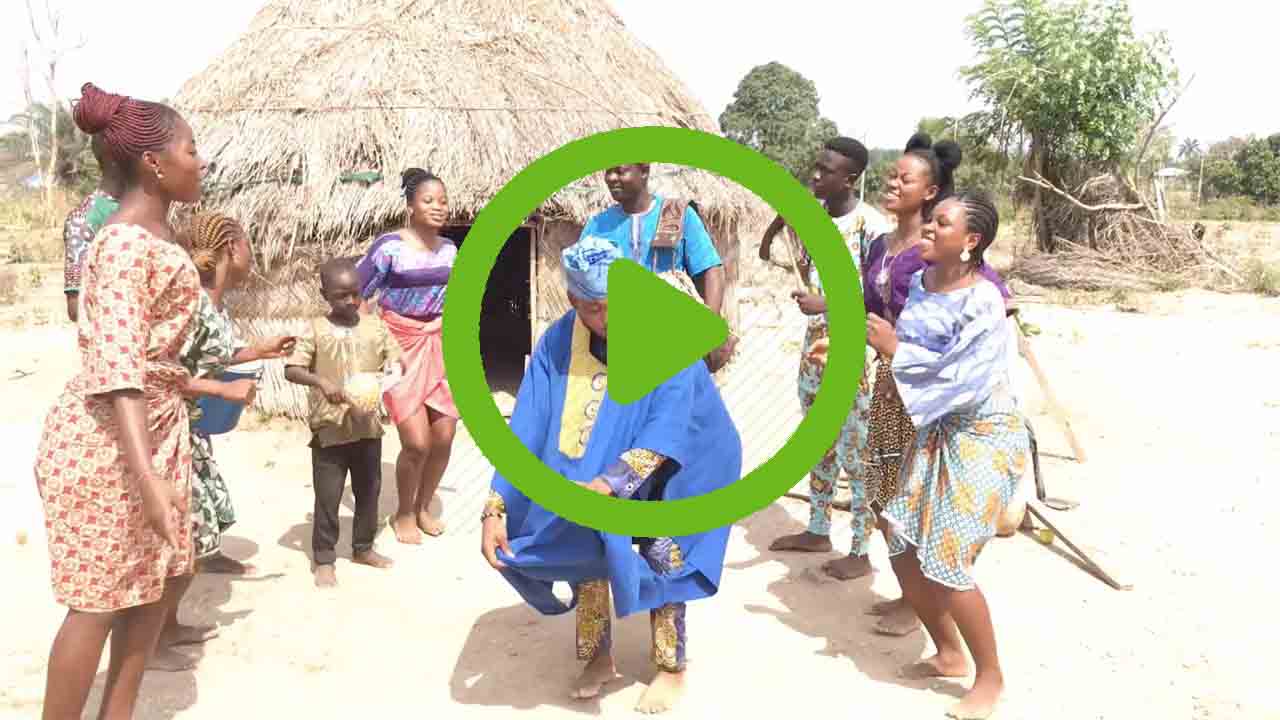 Charity Video Greetings eCard – Happy Birthday from Africa talking drums 2023