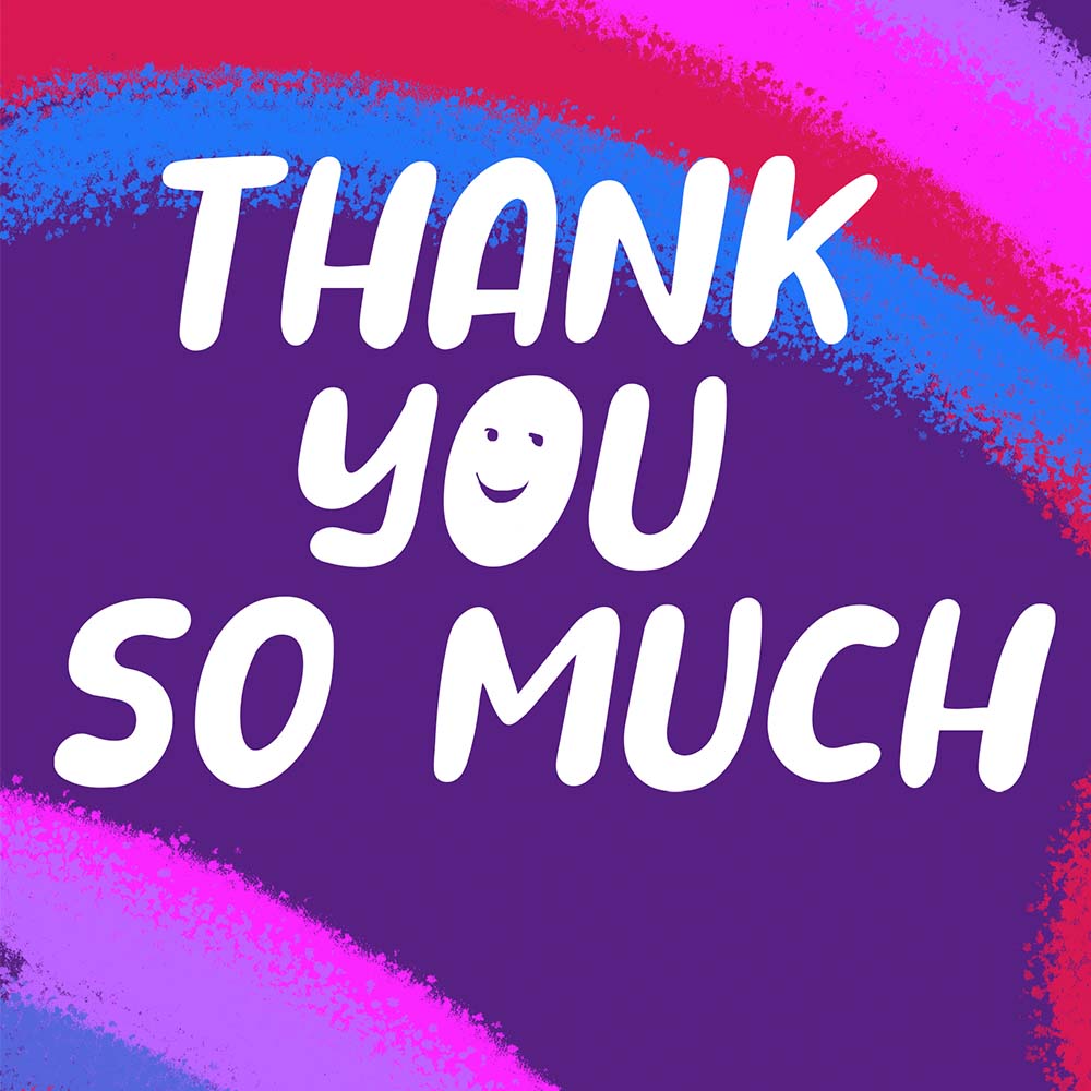 Smiling face thank you eCard