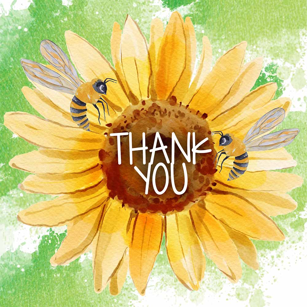 Sunflower Thank you eCard