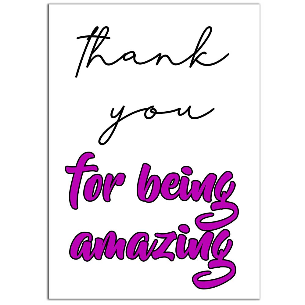 Thank you for being amazing eCard