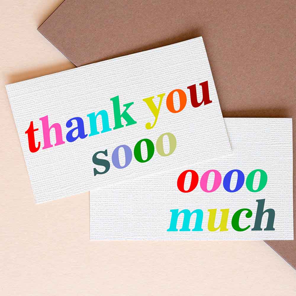 Thank you so much colorful eCard
