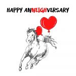 Happy Anneighversary ecard