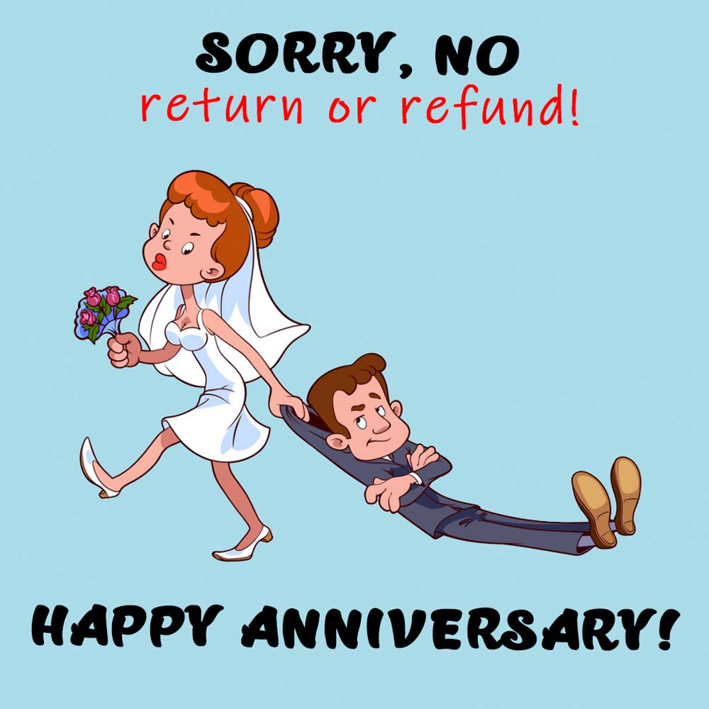 No refund anniversary eCard