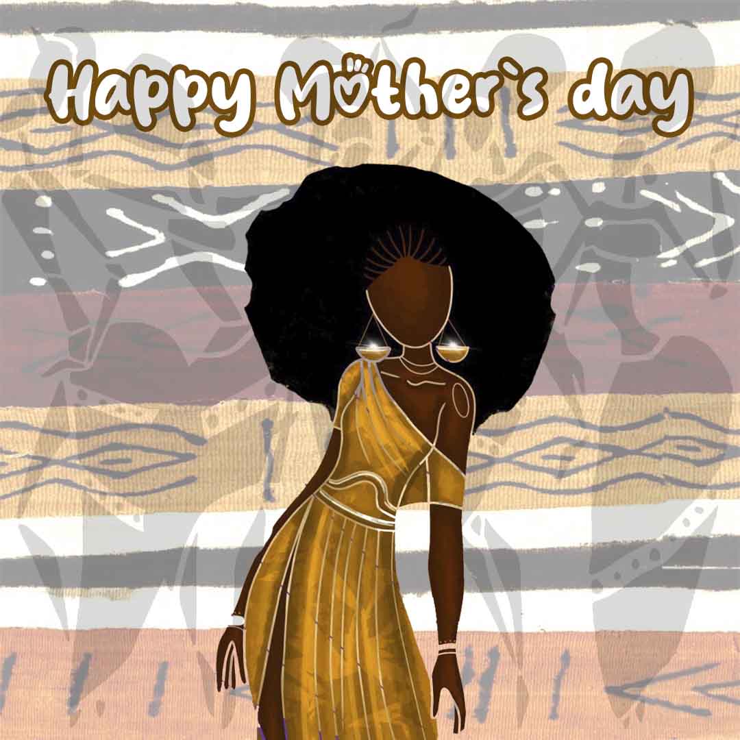Happy mother’s day abstract eCard