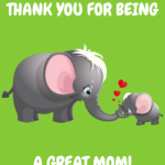 Strong as an Elephant Mom Happy Mother’s Day eCard