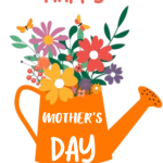 Happy Mother’s Day Watering Can flower eCard