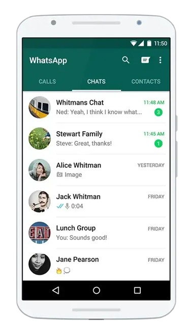 whatsapp interface whatsapp interface