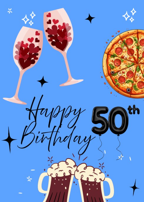 Fun Party 50th Birthday eCard