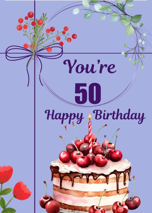 50th Birthday Milestone Celebration eCard