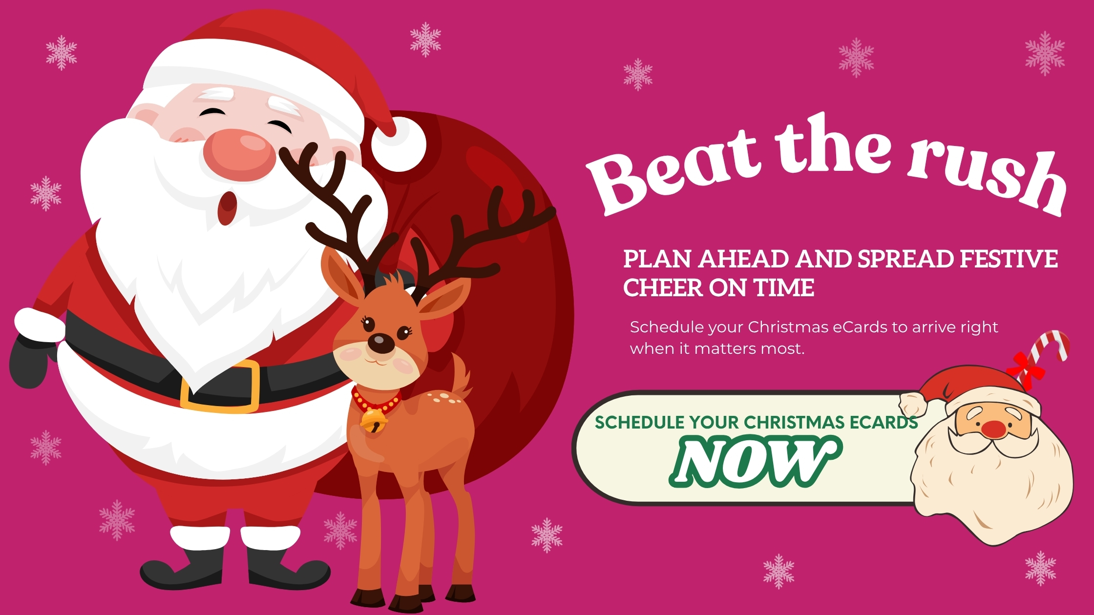 schedule your christmas ecard