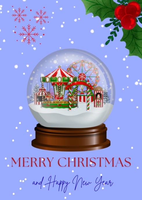 Snow Globe Christmas eCard