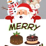 Santa Merry Birthday Digital Card