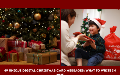 49 Unique Digital Christmas Card Messages: What to Write in 2025