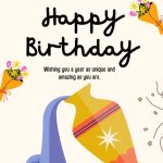 Unique Aquarius Birthday Digital Card