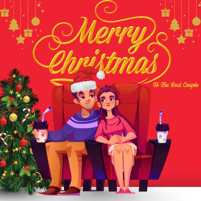 Best Couple Christmas Digital Card Best Couple Christmas Digital Card