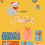 Cat Gifts Christmas Digital Card