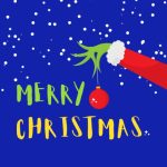 Grinch Hand Christmas Digital Card