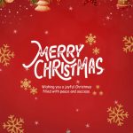 Festive Red Ornament Christmas Digital Card