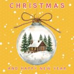 Snow Globe Christmas Digital Card