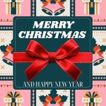 Red Ribbon Christmas Digital Card