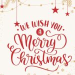 Calligraphy Christmas Digital Card