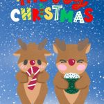 Cute Reindeer Christmas Digital Card