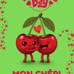 Mon Chéri Valentine Digital Card for Couples
